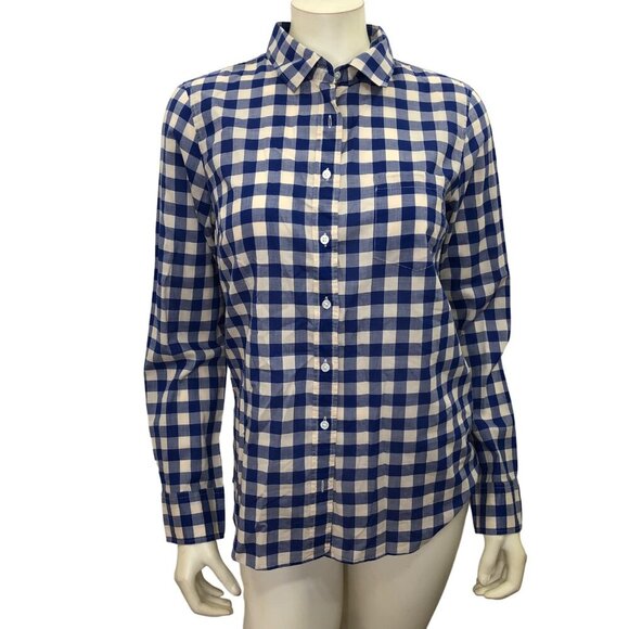 J CREW LONG SLEEVE BUTTON TOP 6 - Picture 3 of 6